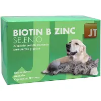 Jtpharma Biotin B Zn Se Huisdiersupplement 60 Eenheden
