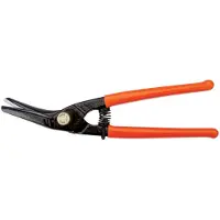 Bahco Traditionele Schaar Voor Het Knippen Van Industriële Plaatmetaal Voor Rechte En Linkse Sneden Met Twee Dunne Messen En Een Terugstelveer 270 Mm
