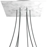 Creative Cables Kroq406f105 Xxl Rose-one Square Carrara Marmeren Rozenset