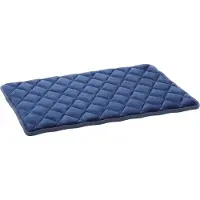 Flamingo Orthopedische hondenkussen – Orthopedisch benchkussen – Extra luxe hondenkussen 55,5 x 38,5 cm – Pure luxe met memory foam – Kussen Weimar Rechthoekig Blauw XS