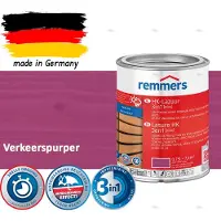 Remmers HK Lazuur 3-in-1 [plus] Verkeerspurper - Premium Houtbeits voor Buiten | Transparant, Sneldrogend, Oplosmiddelarm | 0,75Liter