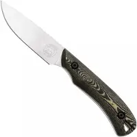 White River Knives Axiom WRSS-AXM-RMB Stonewashed Magnacut, Maple Black Richlite, jachtmes, Smith and Sons design