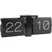 Karlsson No Case Flipklok | 36x14x8.5cm | Zwart