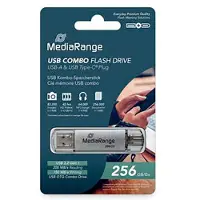 MediaRange Mr939-1 Usb 3.2 Combo 256gb Usb-stick