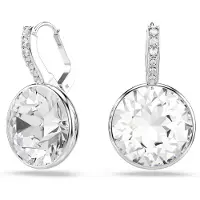 Swarovski Oorbellen 'Millenia' zilver / transparant