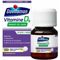 Davitamon 4x Vitamine D3 Vanaf 50 Jaar 130 smelttabletten