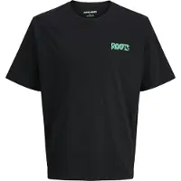 Jack & Jones JUNIOR T-shirt zwart Jongens Katoen Ronde hals Backprint - maat 128