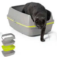 Moderna Products WC-kattenbak met rooster, model Jumbo, afmetingen 57x43x27 cm