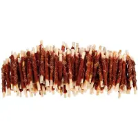 Flamingo Hondensnack – R'Hide Staaf met eend 12cm – 150 stuks – glutenvrije hondensnoepjes zonder suikers – 1,8kg