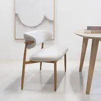 Giga Meubel Eetkamerbank Alexia Beige/Naturel 200cm