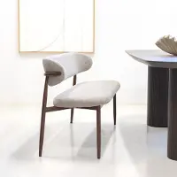 Giga Meubel Eetkamerbank Alexia Taupe/Walnoot 200cm