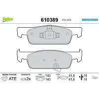 Valeo 610389 Remblokken