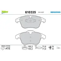 Valeo 610335 Remblokken