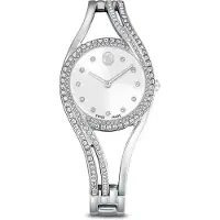 Swarovski Analoog horloge 'Hyperbola' zilver / transparant