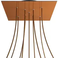 Creative Cables Krovnq409xf108 Xxl Rose-one Square Satin-koperen Rozenset