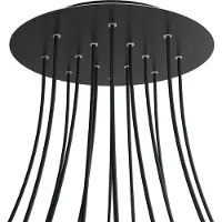 Creative Cables Krovnr4014f103 Xxl Rose-one Rond Mat Zwart Rozenset
