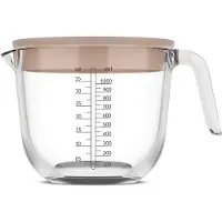 Mepal Maatbeker Met Deksel Chef It Beige 1 L