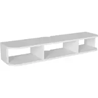 En.casa Tv-meubel Oundsvas zwevend wit 120x30x19 cm []