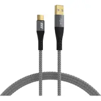 Efbe-Schott USB-AC-00004 USB-kabel USB 2.0 3 m USB A USB C Zwart, Grijs