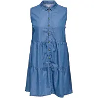 ONLY Carbea Korte Jurk Dames Blauw 50