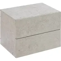 En.casa Nachtkastje zwevend Ampfing 40x29x30 cm betonkleurig licht []