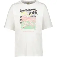 Garcia A34402 Short Sleeve T-shirt Wit 4-5 Years Meisje