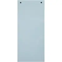 Exacompta 12x FOREVER Pak van 100 horizontale tabstroken met perforatie 180g - 105x240mm - Lichtblauw - 13415B