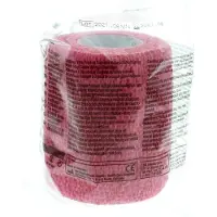 3M Coban zelfklevende zwachtel rood 7.5cm x 4.5m