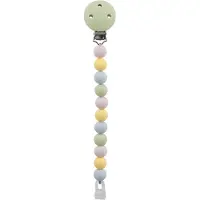 Nattou SILICONE Fopspeenketting - 21 cm - Multi Groen