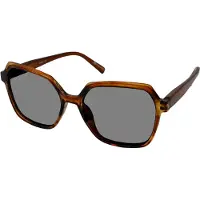 Vista Bonita MIRA – Zonneleesbril UV400 – Sterkte +0.50 – Kleur Amber Dawn – Oversized model - lichtgewicht montuur – Goede pasvorm – Met flexveren - Inclusief etui en doekje
