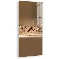 MuchoWow Glasschilderij 60x120 cm - Schilderij acrylglas - Specerijen - Zweven dynamisch - Geurassociaties - Foto op glas - Muurdecoratie woonkamer - Wanddecoratie slaapkamer - Schilderijen