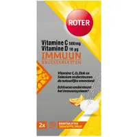 Roter - Immuun Vitamine C & D - 2 x 30 tabletten - Voordeelverpakking