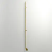 Instamat Jay Elektrische Handdoekradiator 172cm hoog 29Watt Geborsteld Messing JAY022