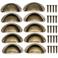 INF Komgrepen voor laden en deuren, 10-pack Bronze