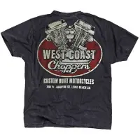 West Coast Choppers Panhead Vintage T-shirt Met Korte Mouwen