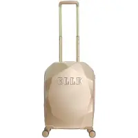 Elle - Diamond | Handbagage Harde Koffer / Trolley / Reiskoffer - 56.5 cm (Small) - Taupe - Taupe / Small