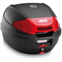 Givi Topkoffer *E300* rode reflector, monolockplaat