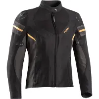 Ixon Ilana Evo Zwart Antraciet Goud Dames Textiele Motorjas Maat M
