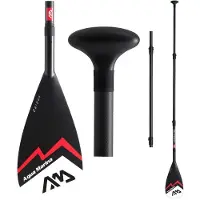 Aqua Marina SUP peddel Carbon Pro rood koolstof