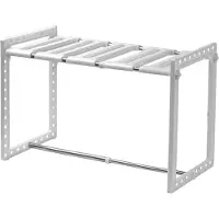 CALICOSY 1 niveau plank onder gootsteen uitschuifbaar l38/65 cm
