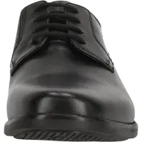 Clarks Nette Schoenen Howard Walk Zwart Wijdte H