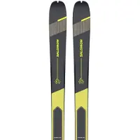 Salomon - Toerski's - Mtn 84 Pure Rainy/Lime 2024 voor Heren van Hout - Maat 156 cm - Grijs