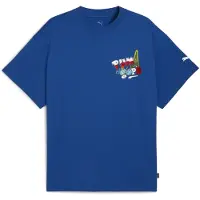 Puma Paris Pastry T-shirt voor Heren, Blauw, Maat L