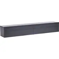 Beliani GLADSTONE - Wandgemonteerd TV-meubel - Zwart - 180 cm - Vezelplaat