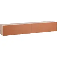 Beliani GLADSTONE - Wandgemonteerd TV-meubel - Rood - 180 cm - Vezelplaat