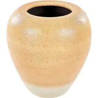 Beliani SKIONE - Decoratieve vaas - Oranje - Terracotta