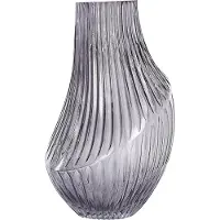 Beliani MYRSINA - Decoratieve vaas - Grijs - Glas
