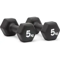 Adidas Fitness Dumbbell 5kg Zilver