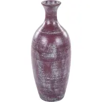 Beliani KARDIA - Decoratieve vaas - Bruin - Terracotta