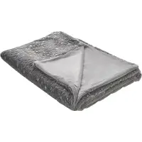 Beliani Plafond, Deken grijs 130 x 180 cm ALAZEYA (130 x 180 cm)